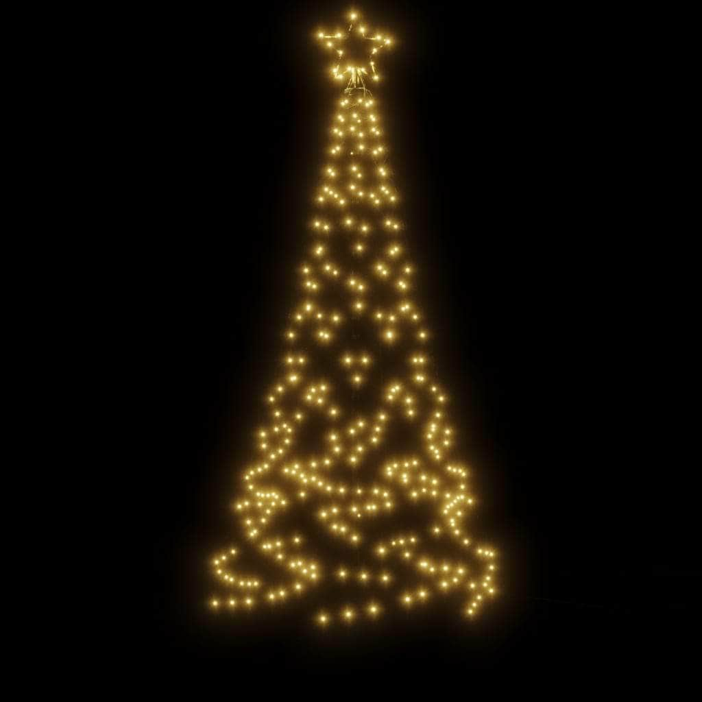 Christmas Tree with Spike Warm White 200 LEDs 180 cm