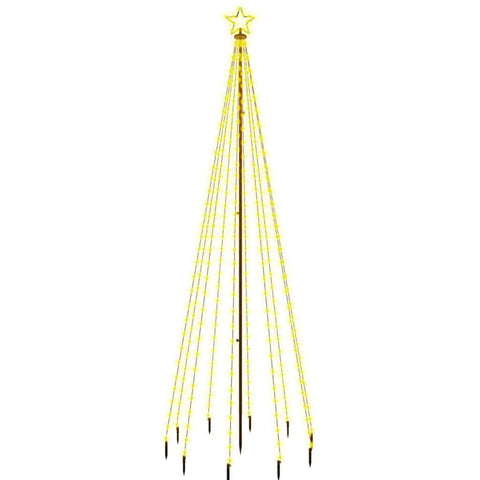 Christmas Tree with Spike Warm White 310 LEDs 300 cm