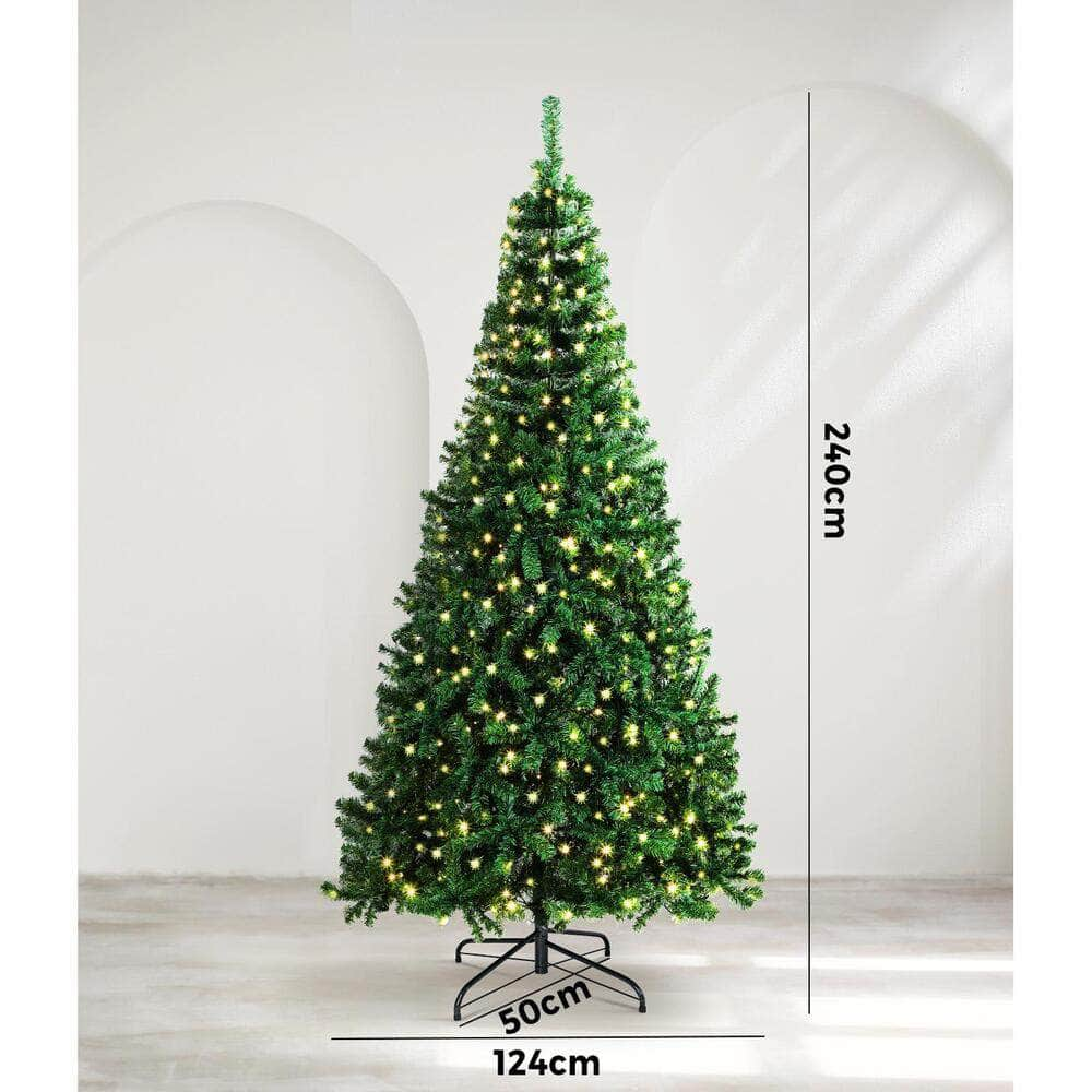 Christmas Tree Xmas Decorations Home Decor Green with LED lights