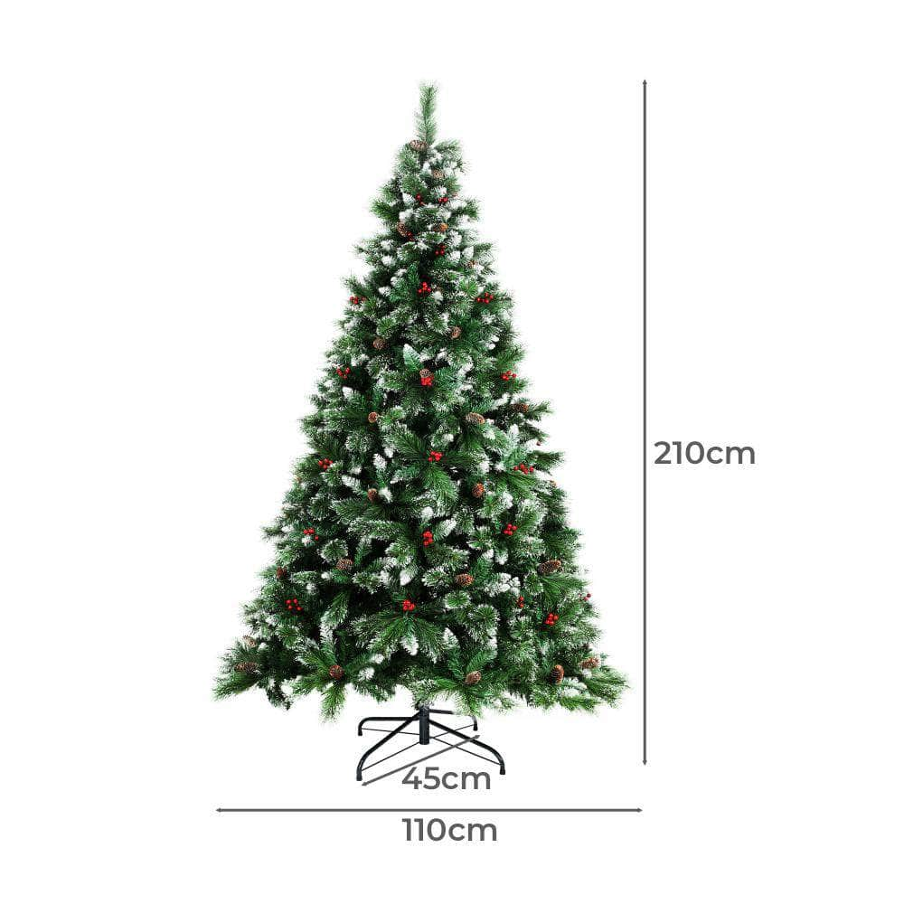 Christmas Tree Xmas Trees Green with Ornaments Decorations