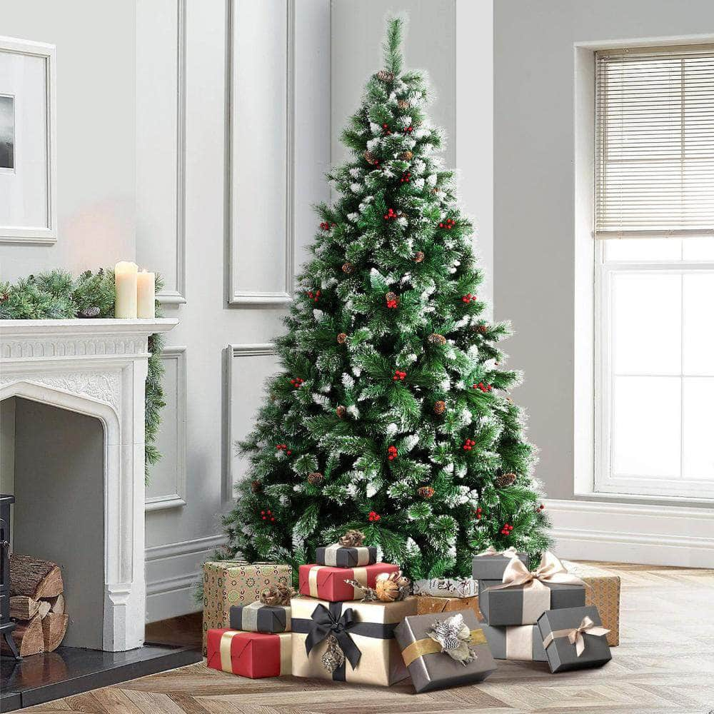 Christmas Tree Xmas Trees Green with Ornaments Decorations