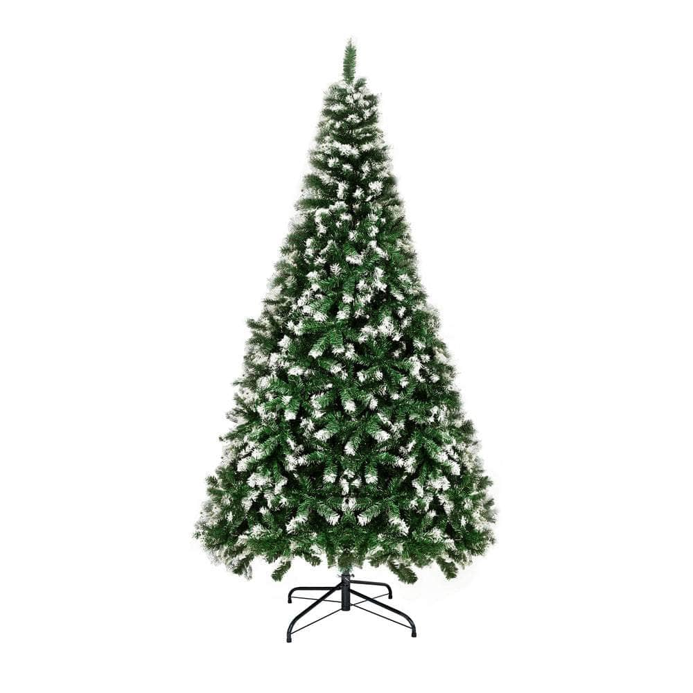 Christmas Tree Xmas Trees Snowy Decorations Green