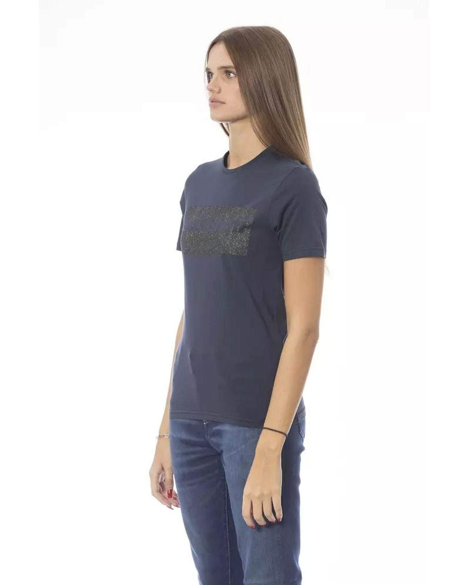 Classic Comfort Baldinini Trend Blue/White/Pink/Yellow Cotton T-Shirt