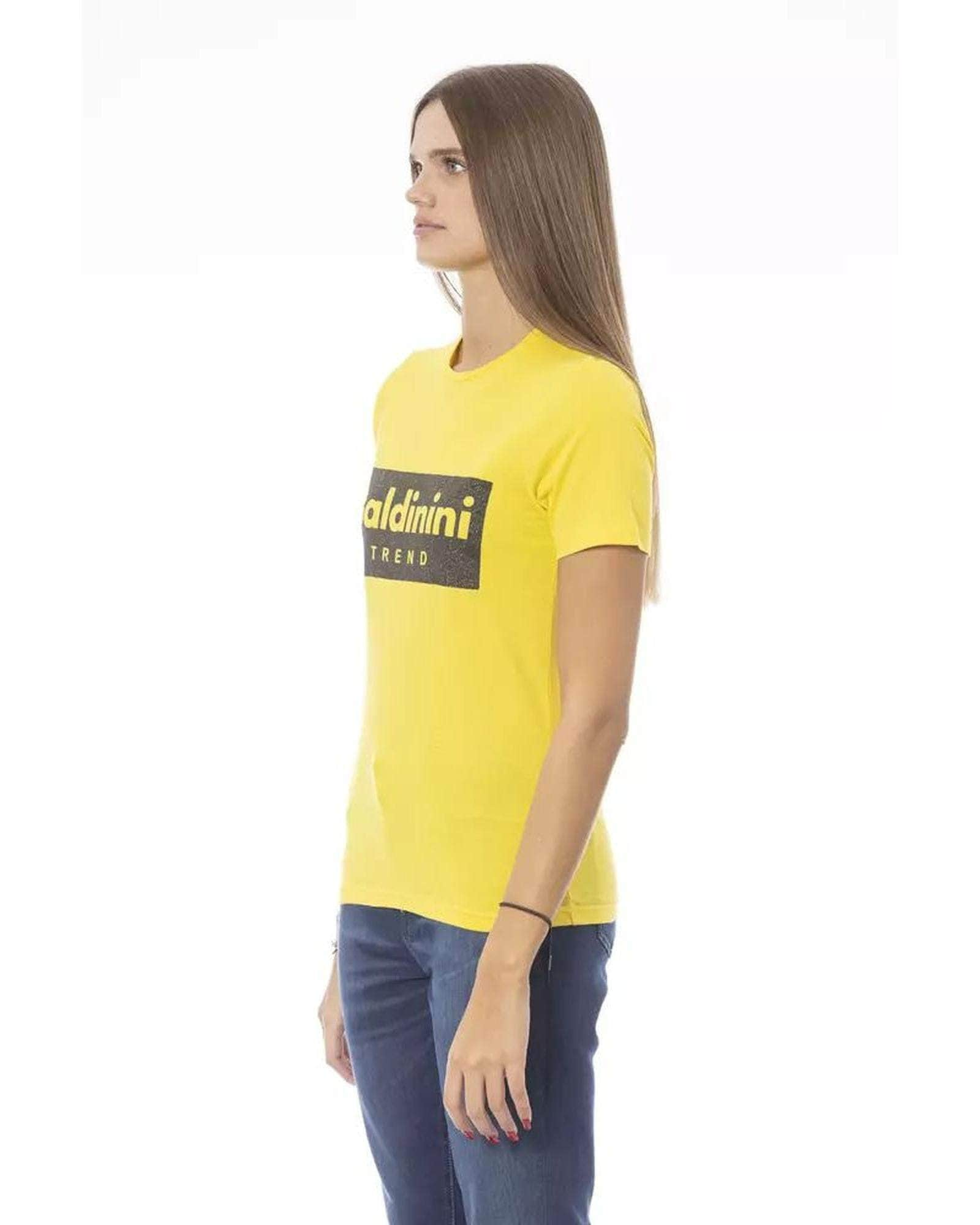 Classic Comfort Baldinini Trend Blue/White/Pink/Yellow Cotton T-Shirt