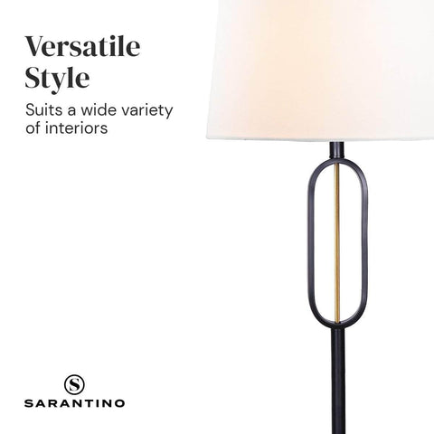 Classic Floor Lamp with Empire Shade