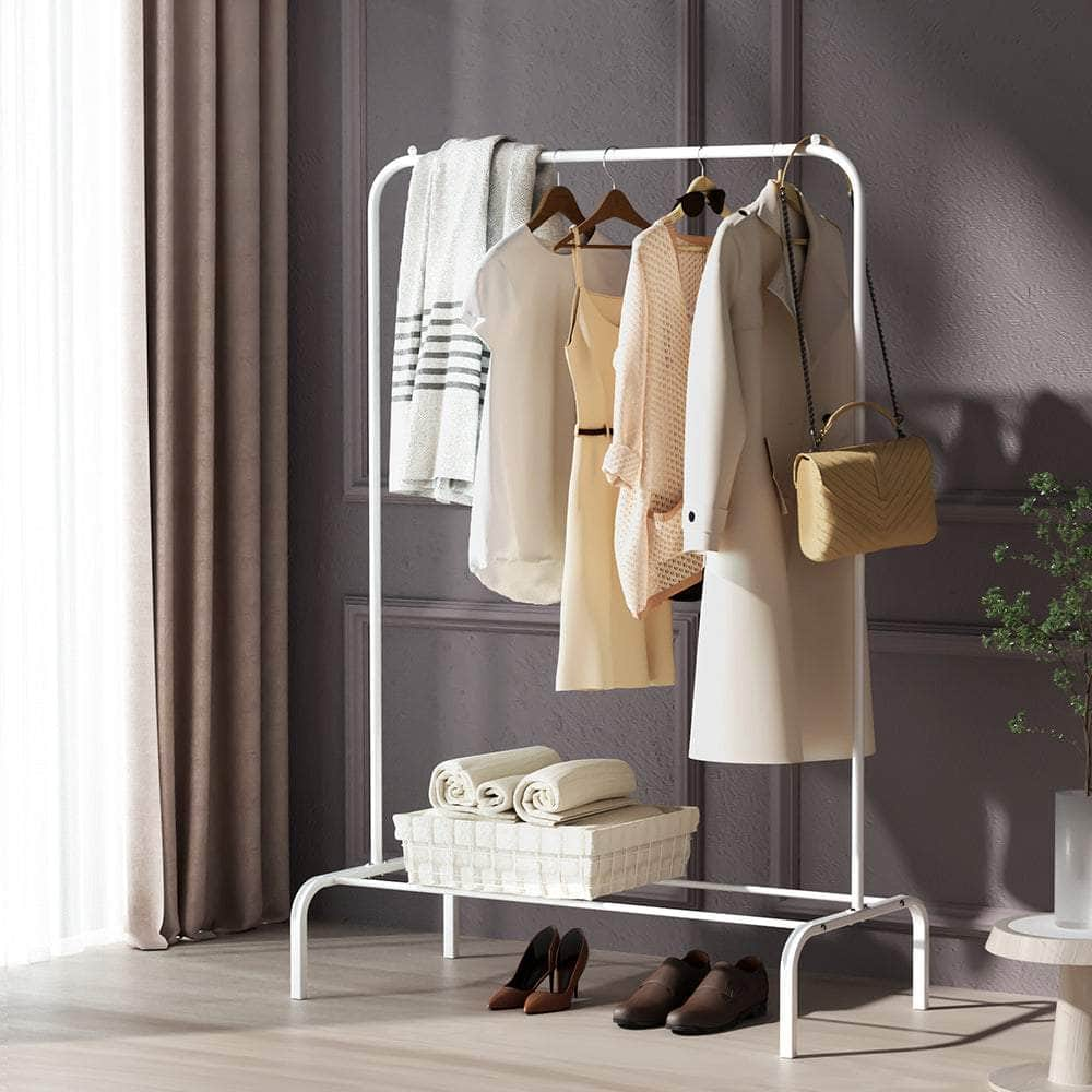 Clothes Rack Coat Hat Hook Hanger Garment Rail Display Stand Storage