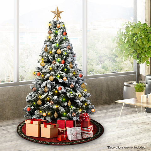 Snow-Tipped Snowflocked Artificial Christmas Tree 2.1m 1200 Tips