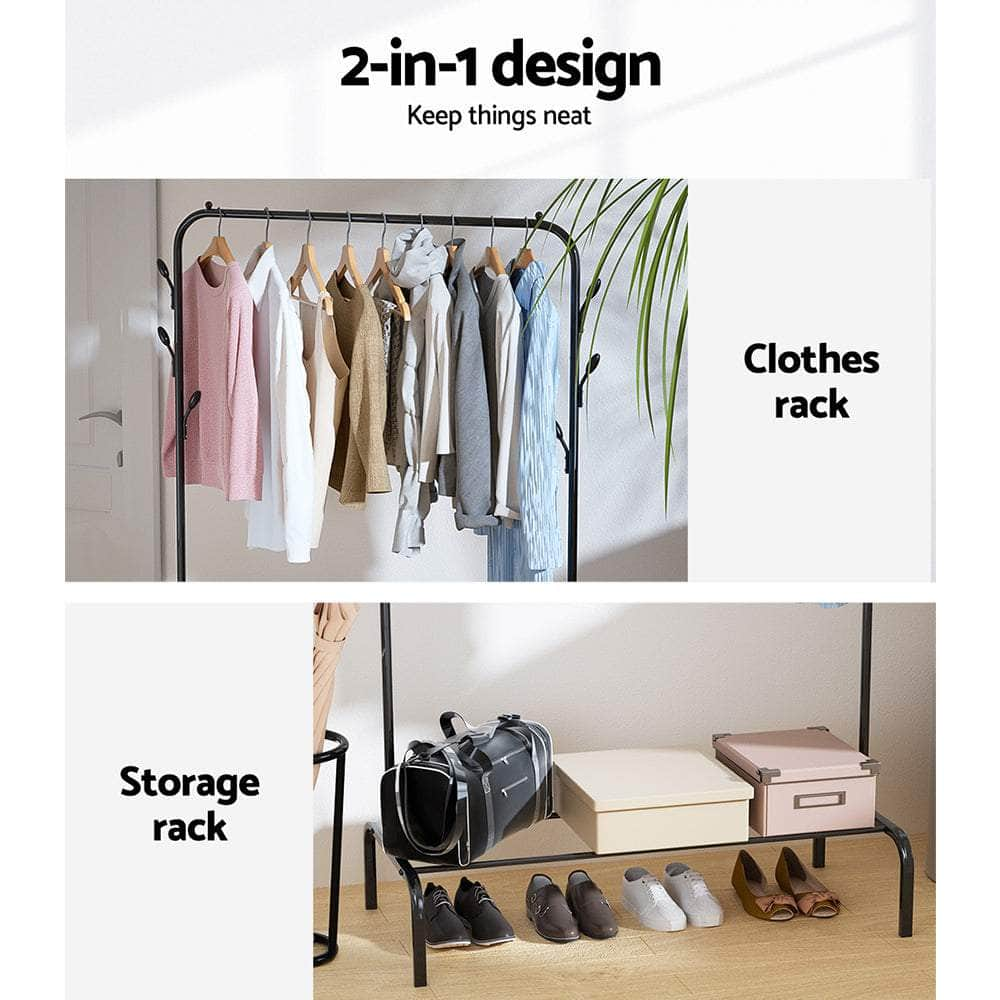 Coat Rack Clothes Rail Garment Hanger Hat Hanger Display Stand