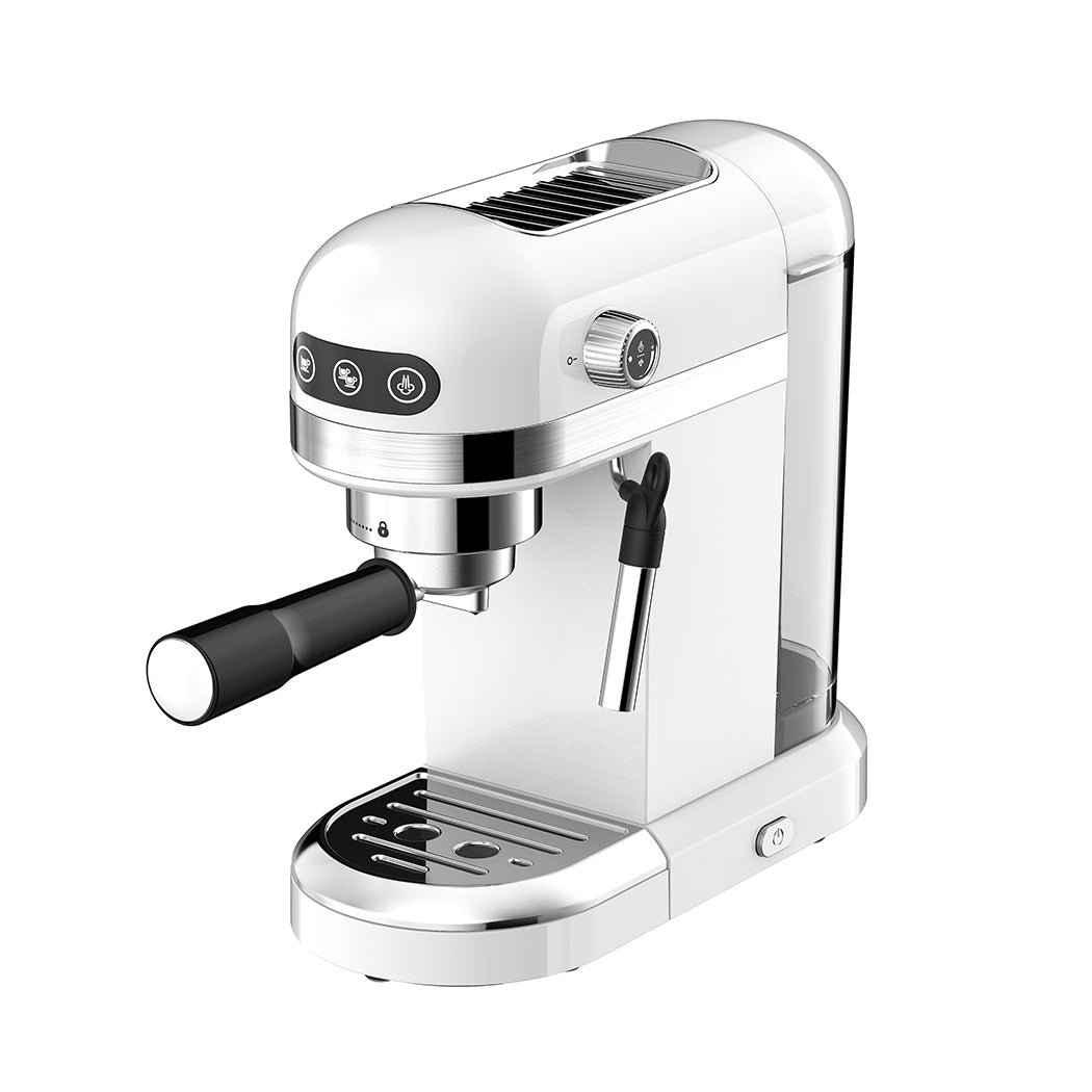 Coffee Maker Machine Espresso Milk White