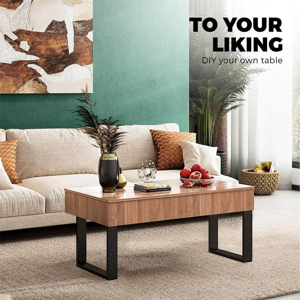 Coffee Dining Table Legs Steel Industrial 71x50CM