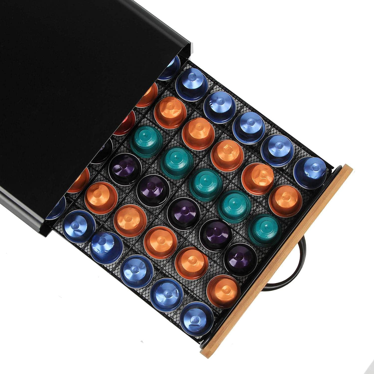 Coffee Pods Holder Storage Drawer Compatible with 60 Nespresso Pods