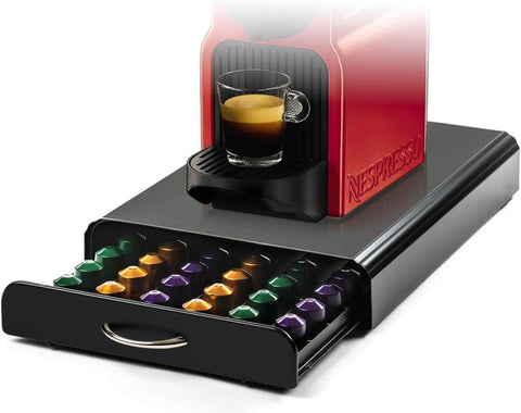 Coffee Pods Holder Storage Drawer Compatible with 60 Nespresso Pods