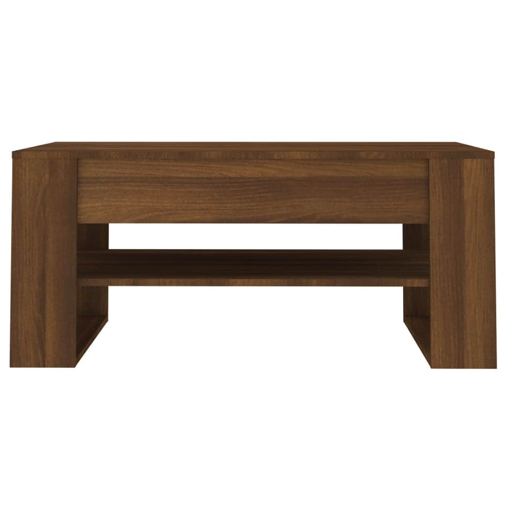 Coffee Table Brown-Oak Engineered Wood