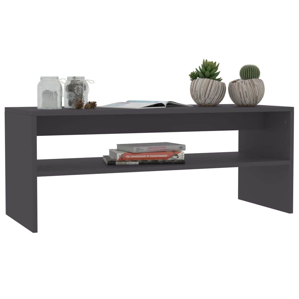 Coffee Table Grey Chipboard