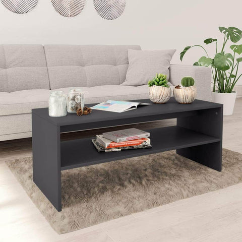 Coffee Table Grey Chipboard