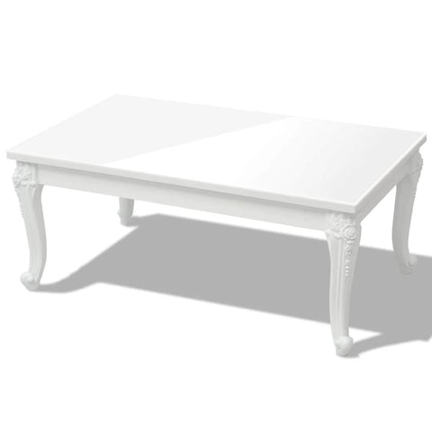 Coffee Table High Gloss White