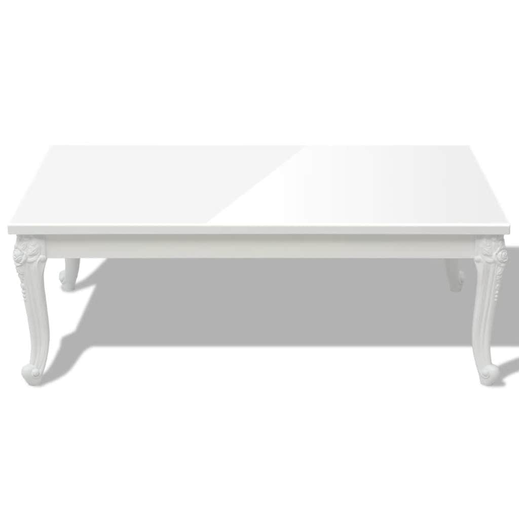 Coffee Table  High Gloss White