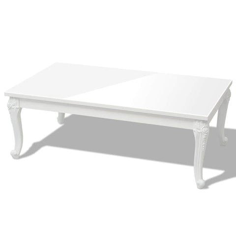 Coffee Table  High Gloss White