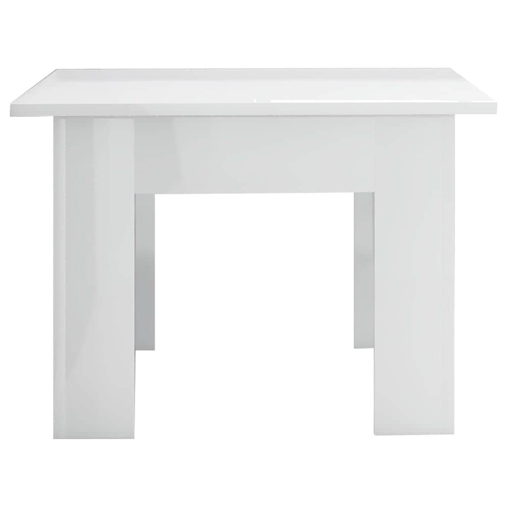 Coffee Table High Gloss White - Chipboard