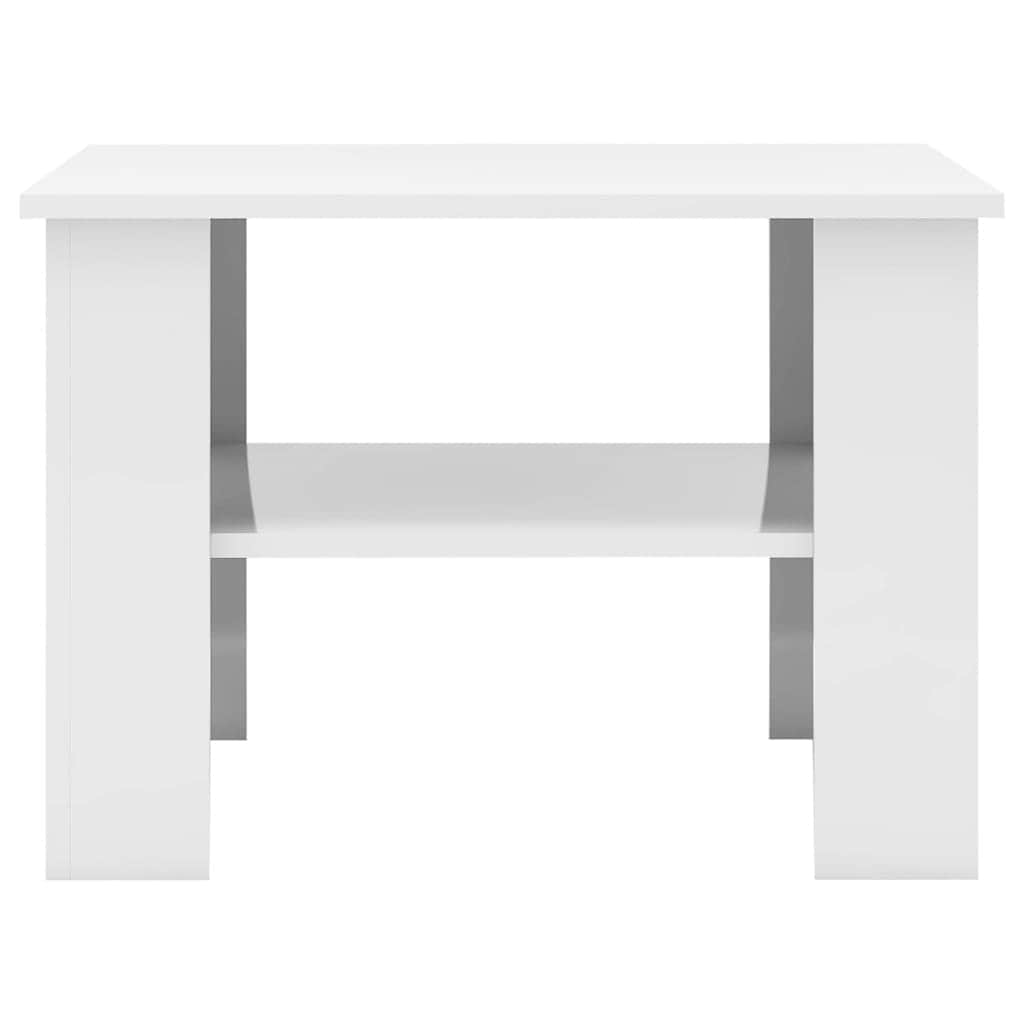 Coffee Table High  Gloss White Chipboard