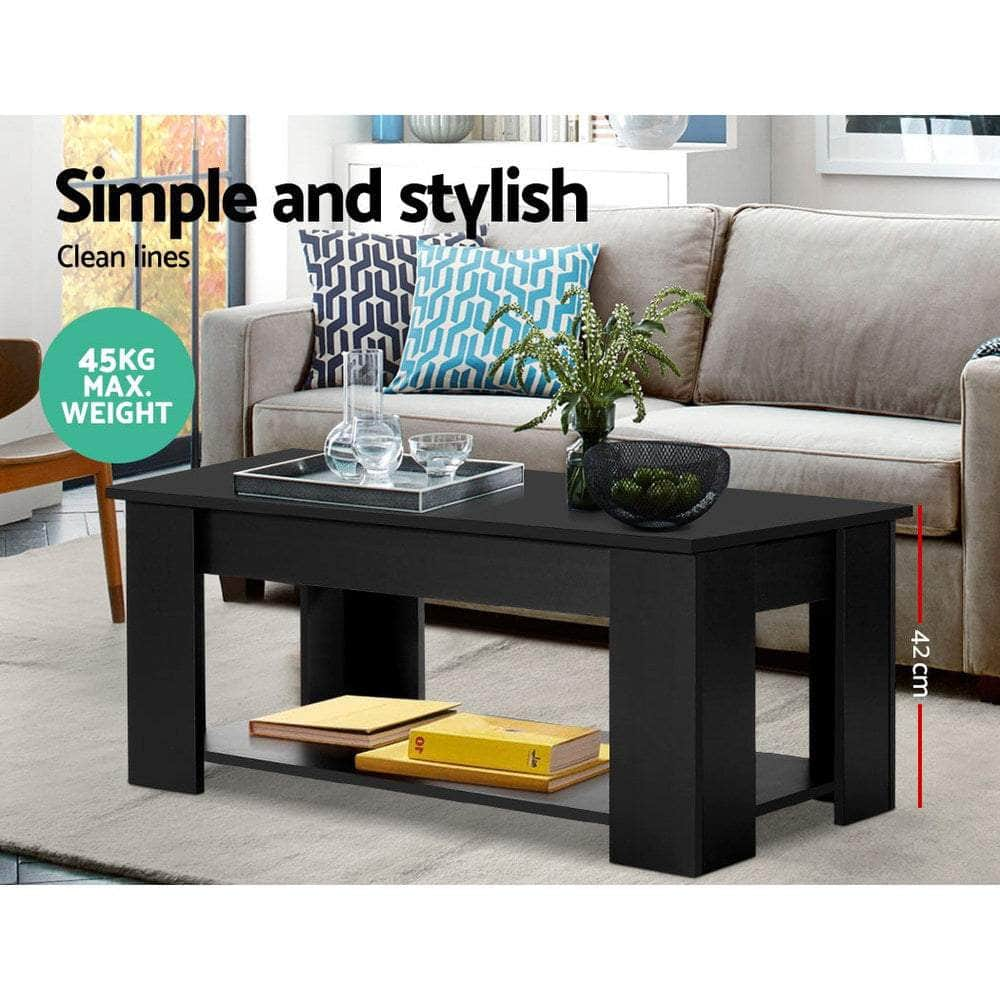 Coffee Table Lift-Top Coffee Table Black