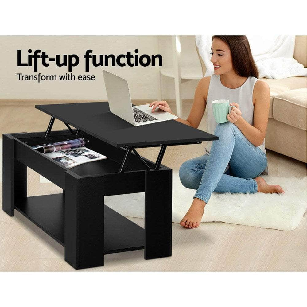 Coffee Table Lift-Top Coffee Table Black