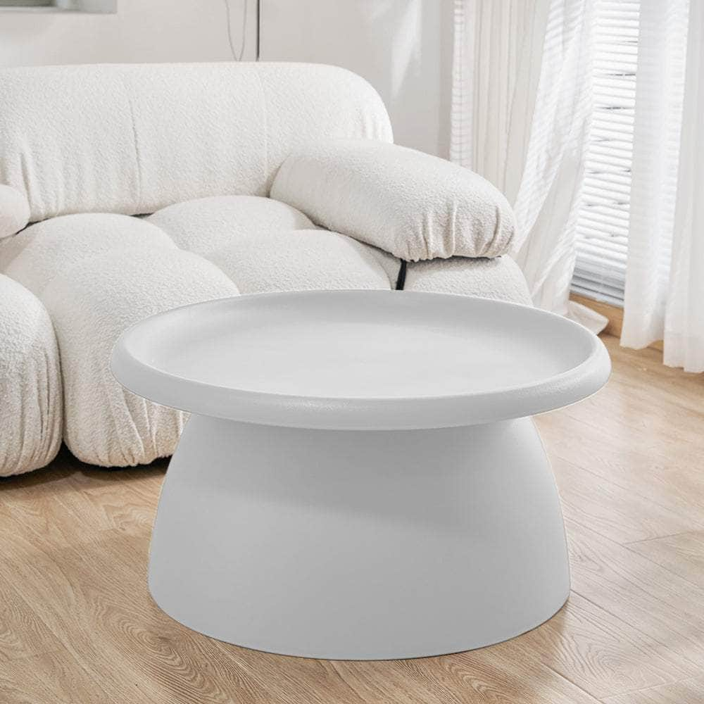 Coffee Table Mushroom Nordic Round Large Side Table 70CM WH/GR/YE/PK/GY/RD