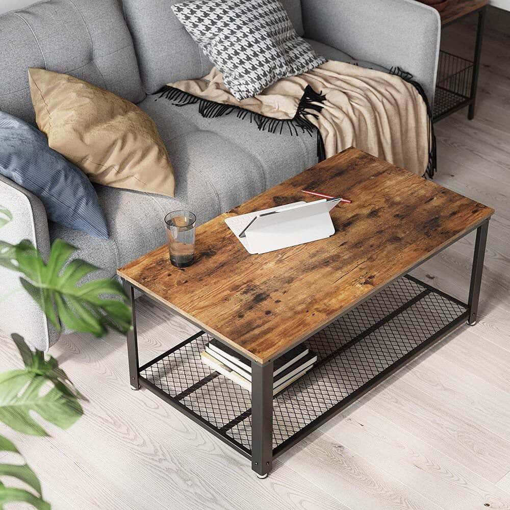 Coffee Table Rustic Brown LCT61X