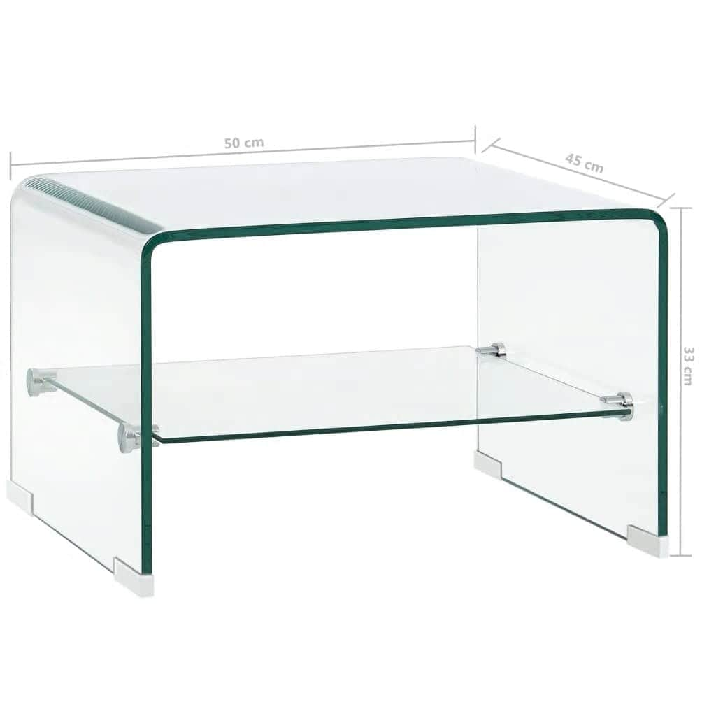 Coffee Table Shelf Clear