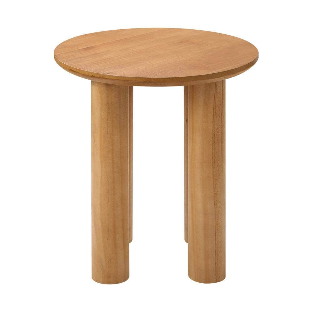 Coffee Table Side End Tables Round Wooden