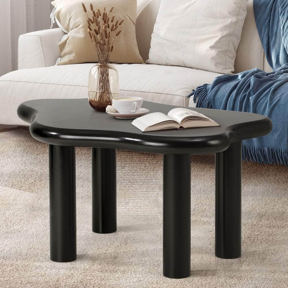 Coffee Table Side Tables Black Irregular