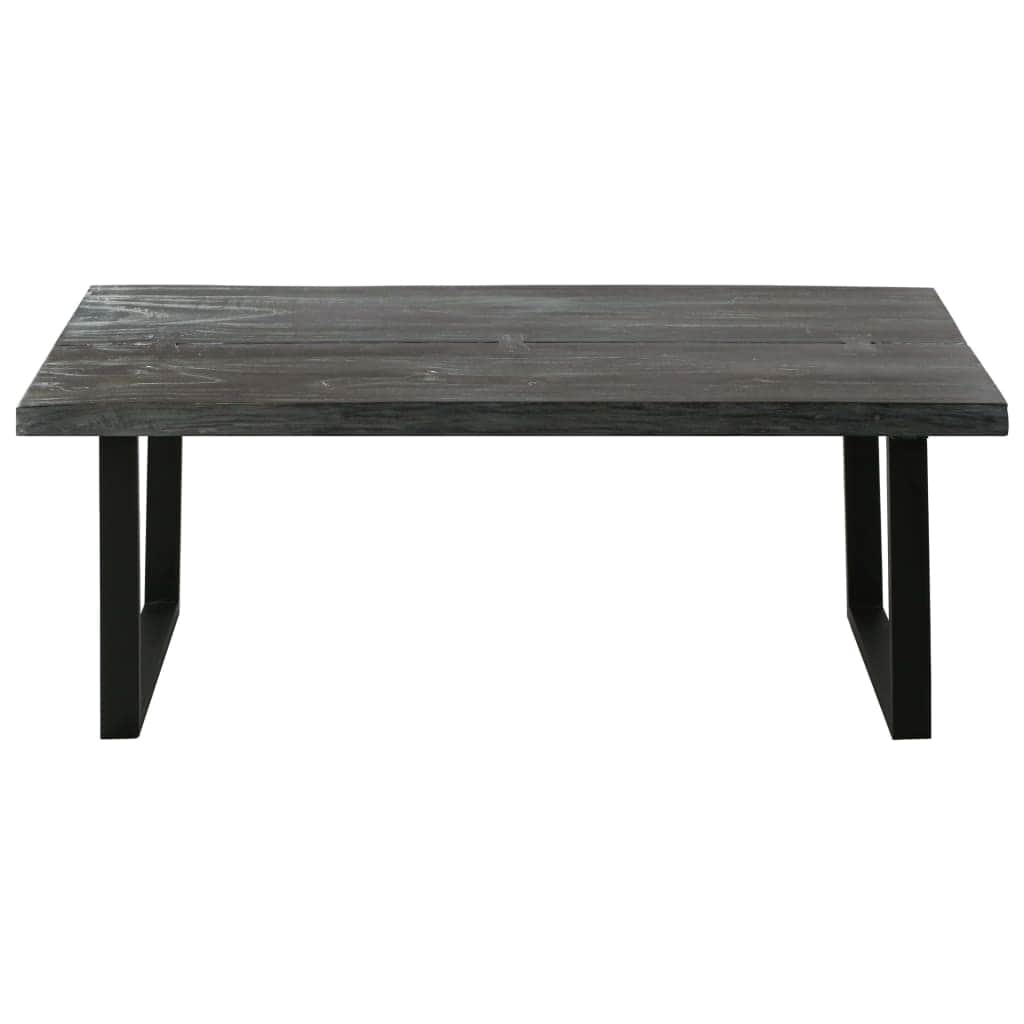 Coffee Table Solid Mindi Wood Grey