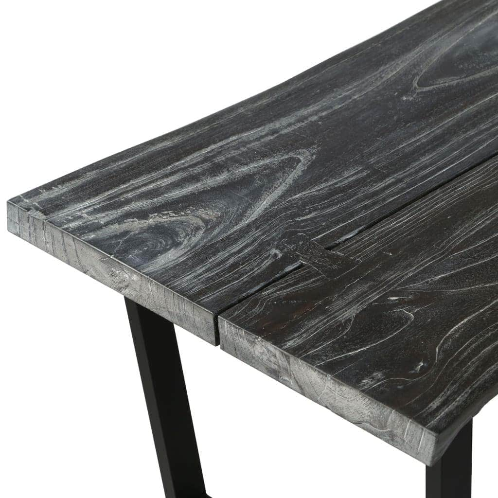 Coffee Table Solid Mindi Wood Grey