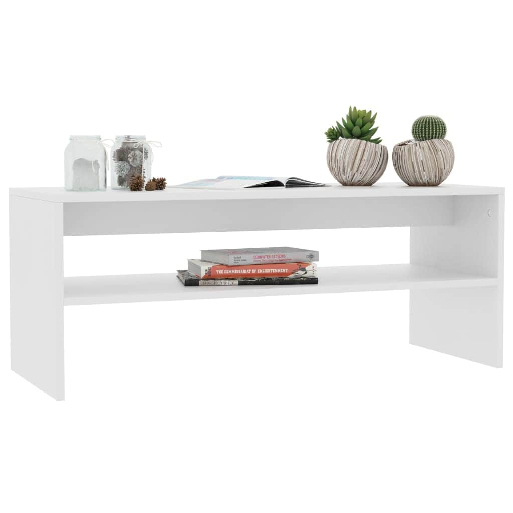 Coffee Table White Chipboard