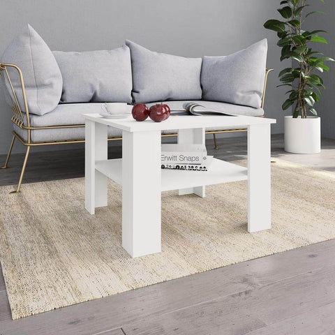 Coffee Table  White Chipboard