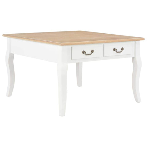 Coffee Table White Wood