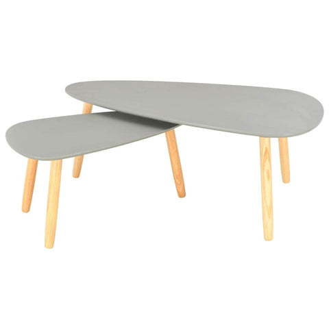 Coffee Tables 2 pcs Grey