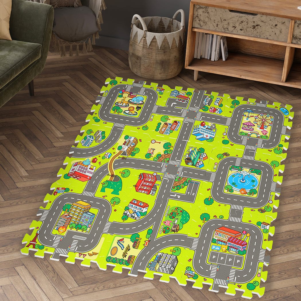 Colorful Child Rug: 9 & 36PCS  Foam Carpet for Engaging Play and Learning