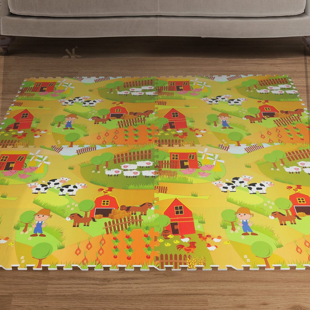 Colorful Child Rug: 9 & 36PCS  Foam Carpet for Engaging Play and Learning