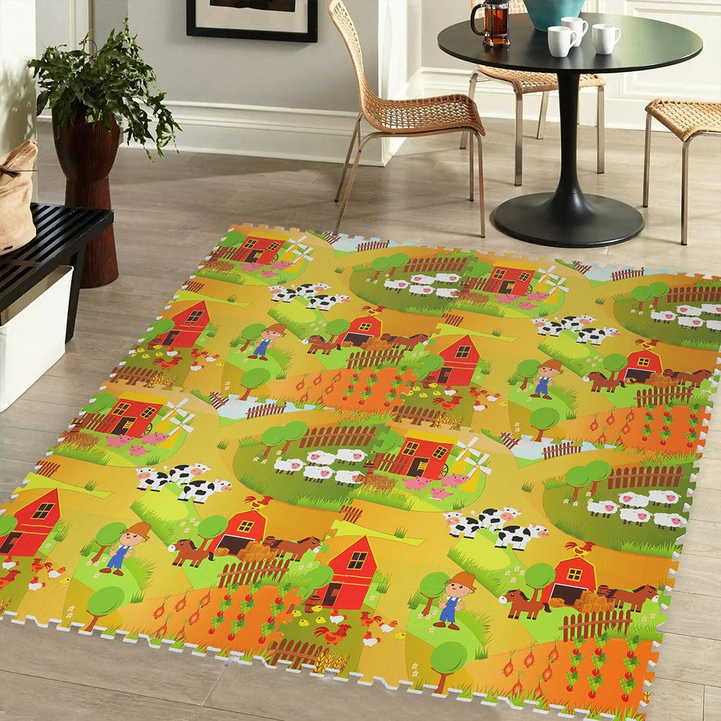 Colorful Child Rug: 9 & 36PCS  Foam Carpet for Engaging Play and Learning