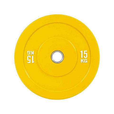 Colour Bumper Plate 15Kg Yellow