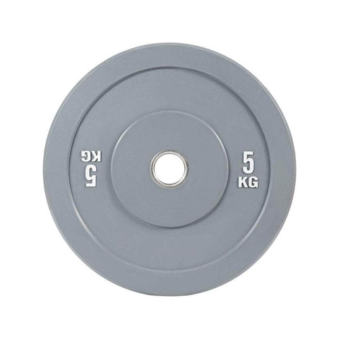 Colour Bumper Plate 5Kg X 2 Gray