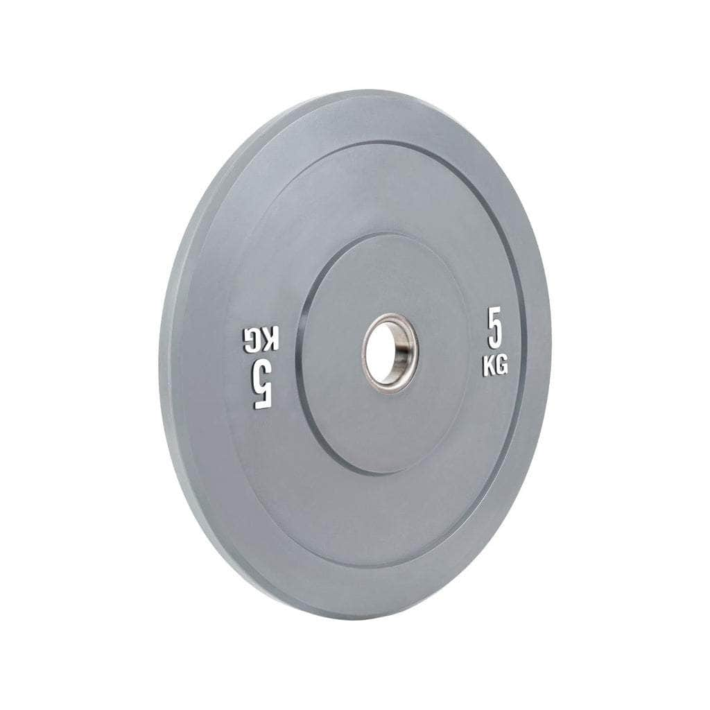 Colour Bumper Plate 5Kg X 2 Gray