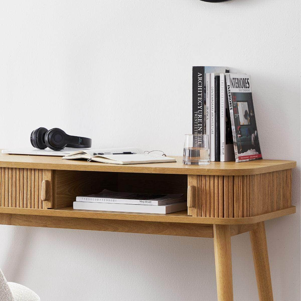 Column Desk In Natural