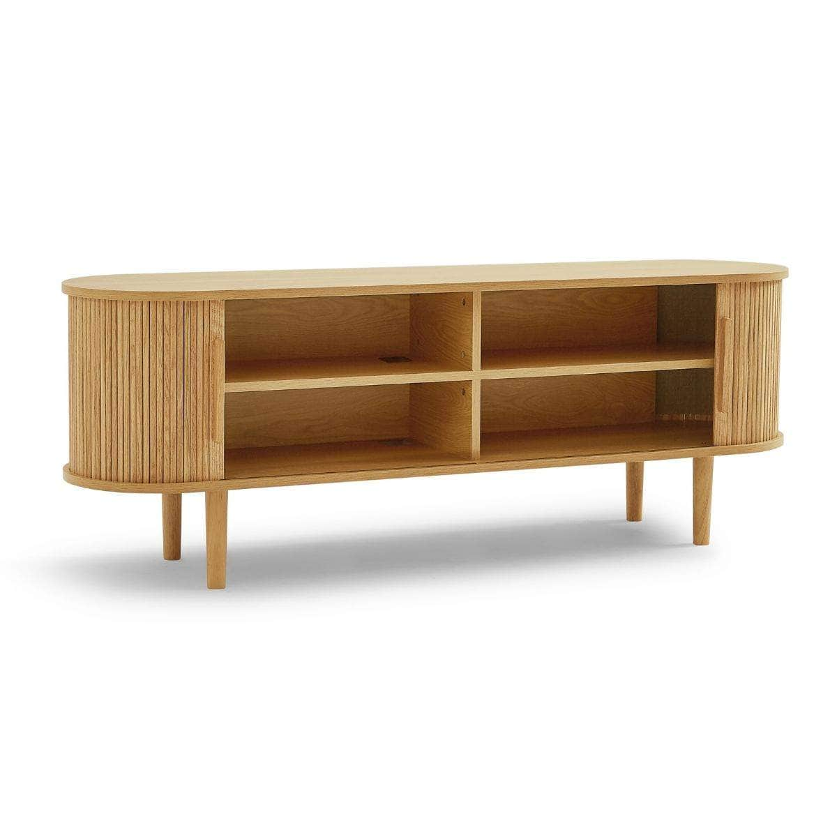 Column Tv Stand In Natural 160Cm