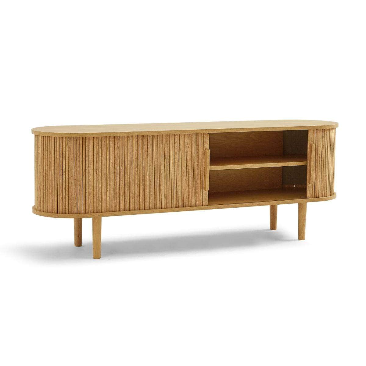 Column Tv Stand In Natural 160Cm