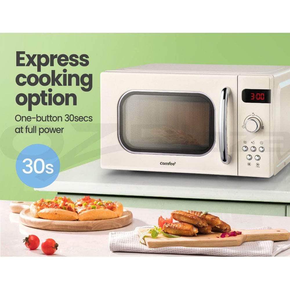 Comfee 20L Microwave Oven 800W Countertop Kitchen 8 Cooking Settings 3 Colours