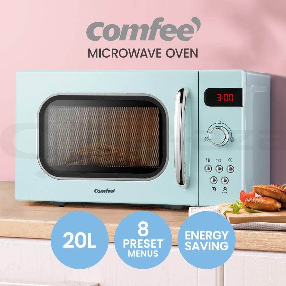 Comfee 20L Microwave Oven 800W Countertop Kitchen 8 Cooking Settings 3 Colours