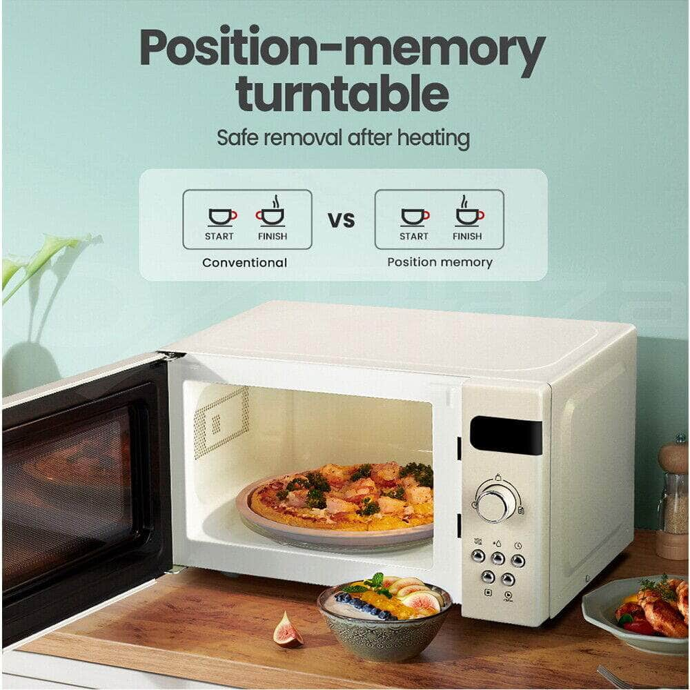 Comfee 20L Microwave Oven 800W Countertop Kitchen 8 Cooking Settings 3 Colours