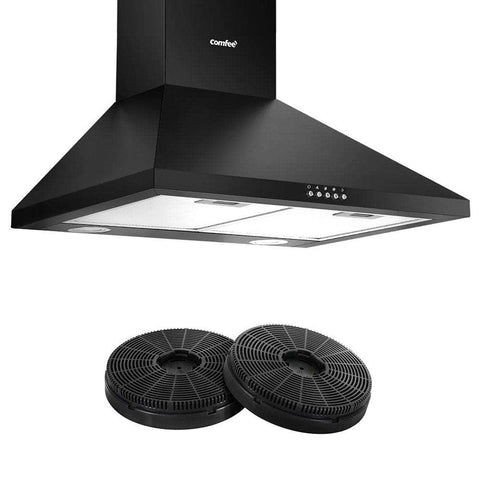 Comfee Rangehood 600Mm Home Kitchen Wall Mount With 2 Pcs Filter Replacement